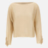 Maglia semi trasparente a righe CF5103MS015 A4356 LIU-JO 