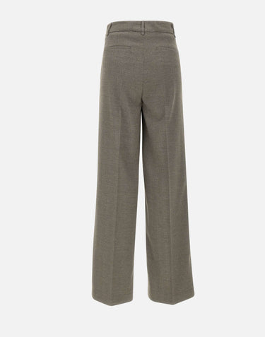 Pantaloni straight con piega CF5372T054A M9770 LIU-JO 
