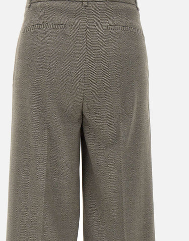 Pantaloni straight con piega CF5372T054A M9770 LIU-JO 