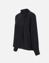 Blusa con sciarpa MF5281T4241 22222 LIU-JO 