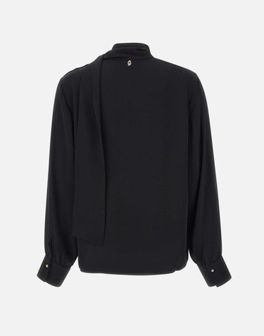 Blusa con sciarpa MF5281T4241 22222 LIU-JO 