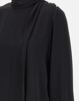 Blusa con sciarpa MF5281T4241 22222 LIU-JO 