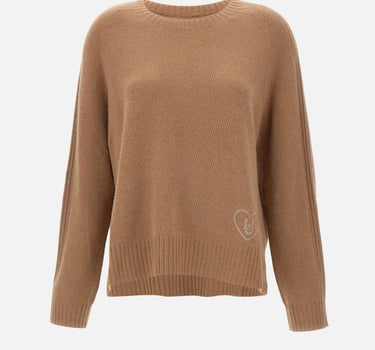 Maglia in misto lana con intarsi MF5444MS76L 71327 LIU-JO 