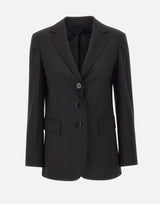 MAX MARA STUDIO Blazer "Nice" BLACK Donna 