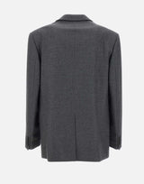 Blazer in lana vergine SH0BN0016 M35466860M MM6 MAISON MARGIELA 