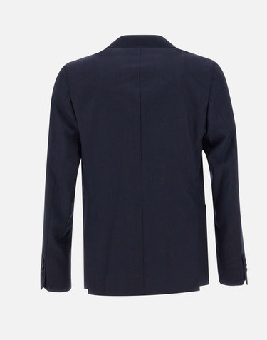 OFFICINE GENERALE Blazer "Leon"  in lana BLUE Uomo 