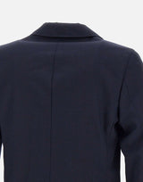OFFICINE GENERALE Blazer "Leon"  in lana BLUE Uomo 