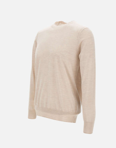 PAOLO PECORA Maglia in lana BEIGE Uomo 