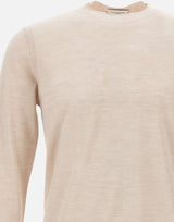 PAOLO PECORA Maglia in lana BEIGE Uomo 