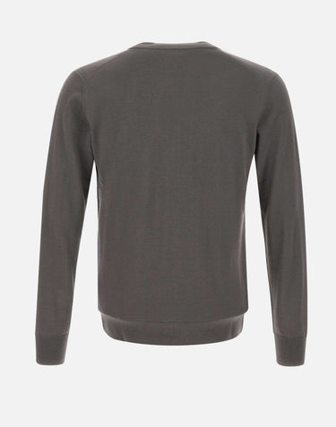 PAOLO PECORA Cardigan in lana GREY Uomo 
