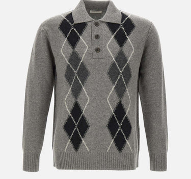 PAOLO PECORA Maglia in lana GREY Uomo 