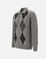 PAOLO PECORA Maglia in lana GREY Uomo 