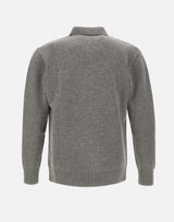 PAOLO PECORA Maglia in lana GREY Uomo 
