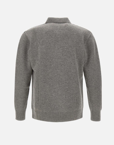 PAOLO PECORA Maglia in lana GREY Uomo 
