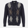 PAOLO PECORA Cardigan in lana BLUE Uomo 