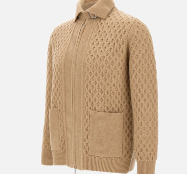 PAOLO PECORA Maglia in lana BEIGE Uomo 