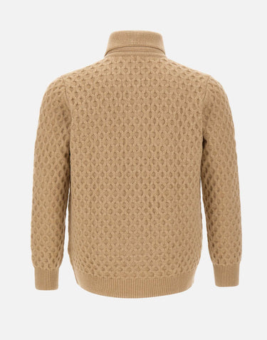 PAOLO PECORA Maglia in lana BEIGE Uomo 