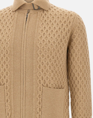 PAOLO PECORA Maglia in lana BEIGE Uomo 