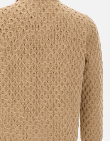 PAOLO PECORA Maglia in lana BEIGE Uomo 