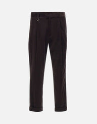 PAOLO PECORA Pantaloni in velluto BROWN Uomo 