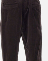 PAOLO PECORA Pantaloni in velluto BROWN Uomo 
