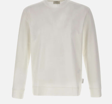 PAOLO PECORA Maglia in cotone WHITE Uomo 