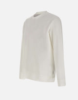 PAOLO PECORA Maglia in cotone WHITE Uomo 