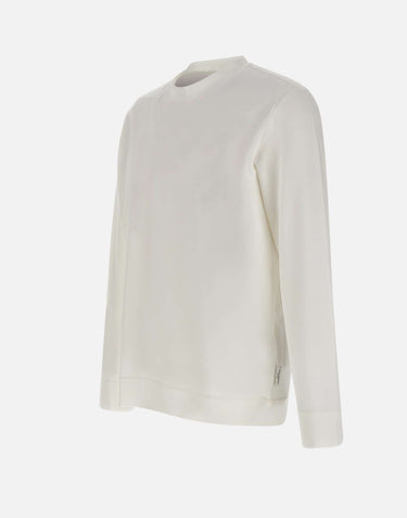 PAOLO PECORA Maglia in cotone WHITE Uomo 