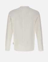PAOLO PECORA Maglia in cotone WHITE Uomo 