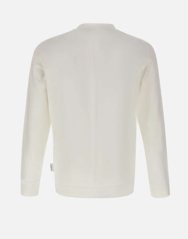 PAOLO PECORA Maglia in cotone WHITE Uomo 
