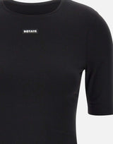 ROTATE "Shorts sleeves t-shirt" BLACK Donna 
