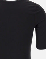 ROTATE "Shorts sleeves t-shirt" BLACK Donna 