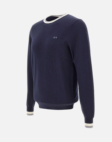 Maglia in lana e cotone K45145 07 SUN68 