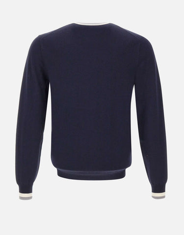 Maglia in lana e cotone K45145 07 SUN68 
