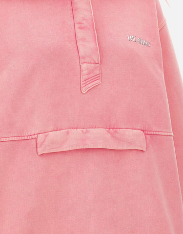 THE ATTICO Felpa over in cotone Pink Donna 