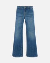 "Low Waist Straight Leg Jean" 1225DJE006499A INDIGO VICTORIA BECKHAM 