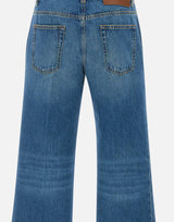 "Low Waist Straight Leg Jean" 1225DJE006499A INDIGO VICTORIA BECKHAM 
