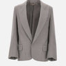 "Sculptural Sleeve Jacket" 1425WJK006630B LTMELANGE VICTORIA BECKHAM 