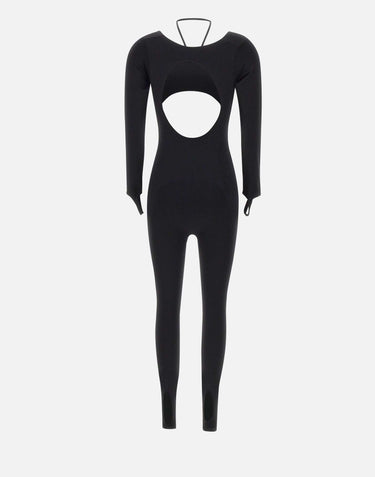 ANDREADAMO "Sculpting jersey jumpsuit" BLACK Donna 