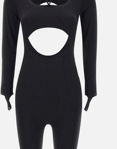 ANDREADAMO "Sculpting jersey jumpsuit" BLACK Donna 