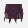 AVAVAV Minigonna in viscosa PURPLE Donna 