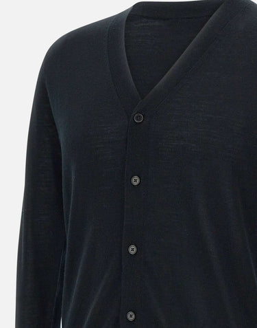 Cardigan  rasato in lana 901704 261 KANGRA 