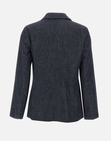 'S MAX MARA Blazer "Leone" BLUE Donna 
