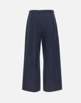 'S MAX MARA Pantalone in cotone con coulisse BLUE Donna 