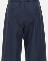'S MAX MARA Pantalone in cotone con coulisse BLUE Donna 