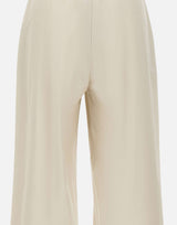 'S MAX MARA Pantalone in cotone con coulisse WHITE Donna 