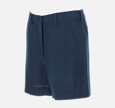 'S MAX MARA Shorts in stuoia di lino BLUE Donna 