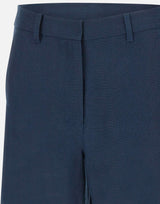 'S MAX MARA Shorts in stuoia di lino BLUE Donna 