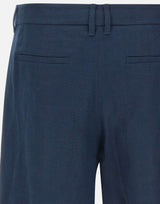 'S MAX MARA Shorts in stuoia di lino BLUE Donna 