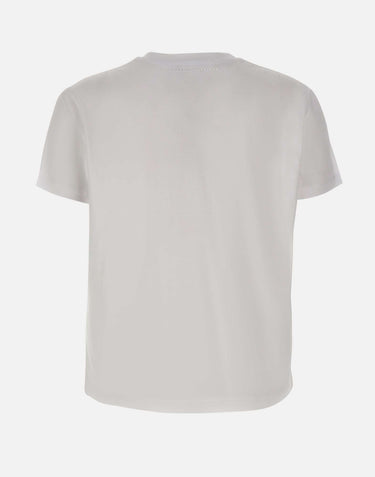 'S MAX MARA T-shirt in cotone con logo WHITE Donna 